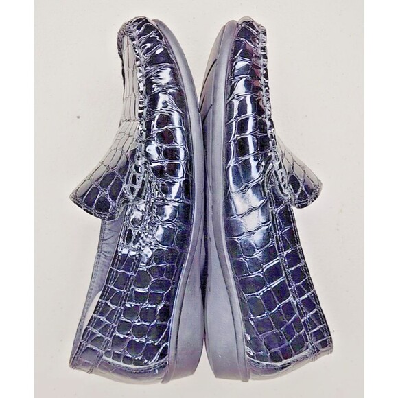 ECCO Dress Shoes/Loafers Black EU 36 Croc Print. EUC DRIVING MOC 5.5 EUC - Picture 6 of 7